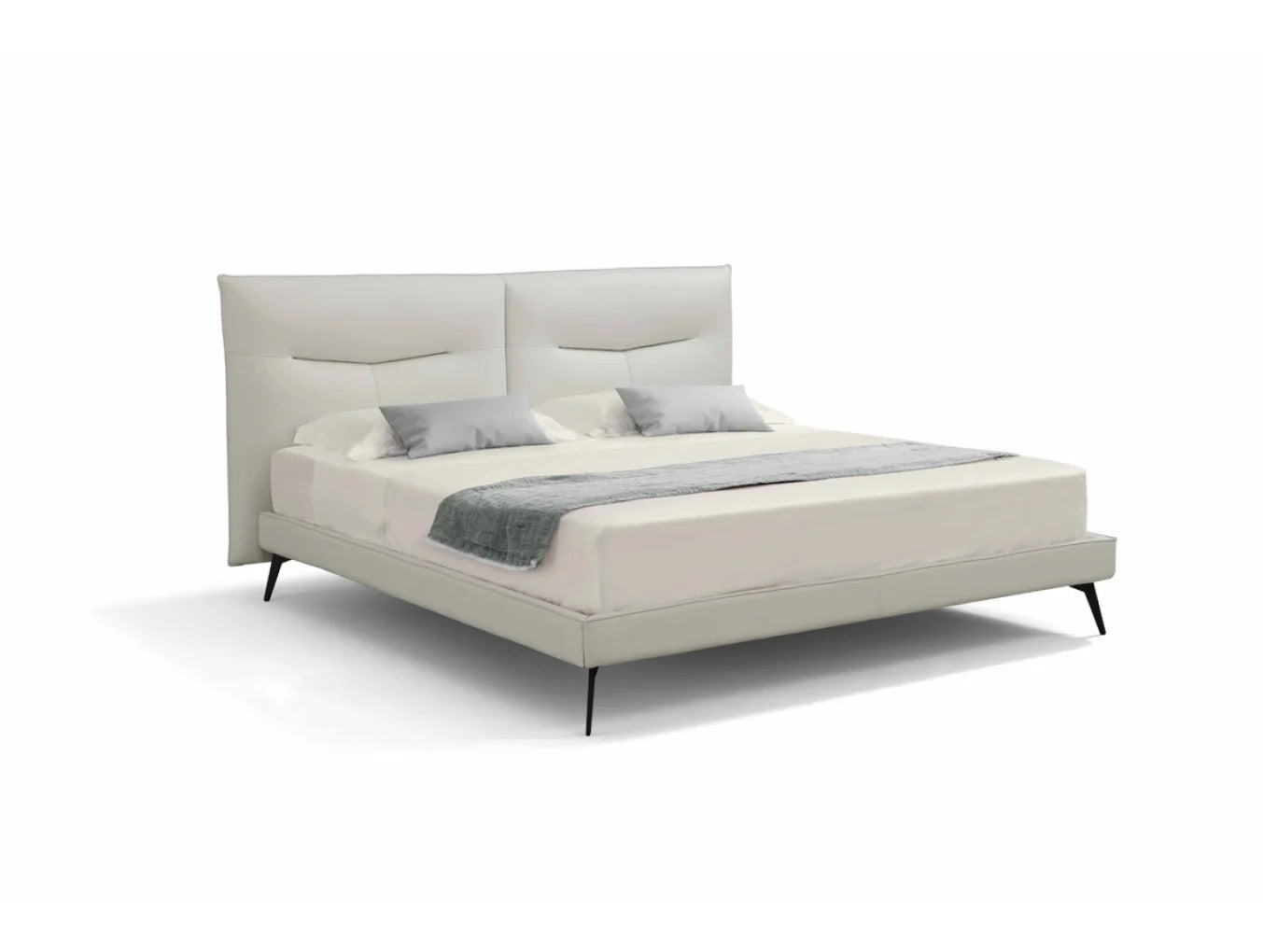 White King Sized Upholstered Bed