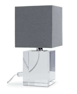 Crystal Block Table Lamp