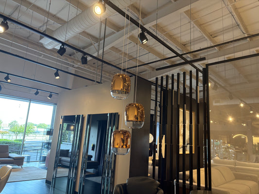 Hanging Copper Mini Gong Pendant Lights