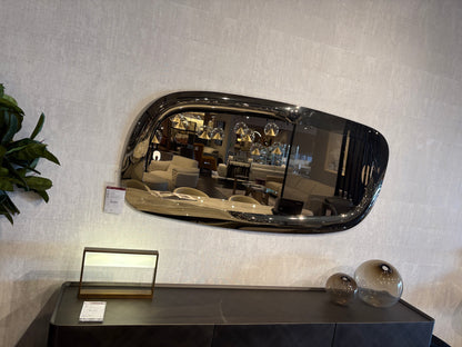 Bronze Rectangular Oval Mirror