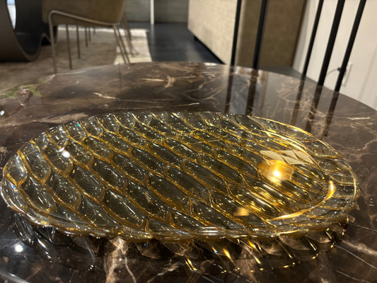 Yellow Plastic Serving Tray