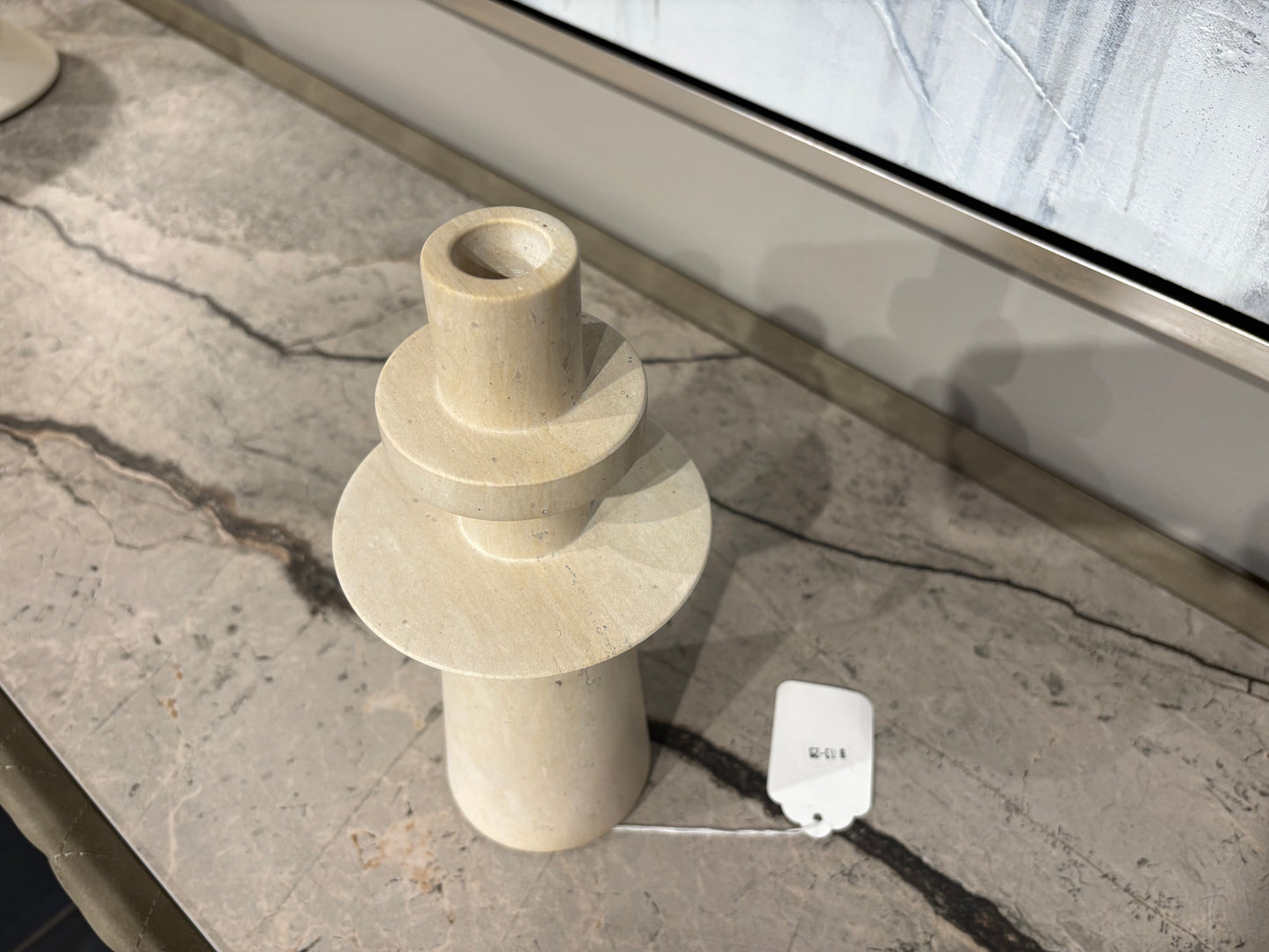 Unique Stone Candle Holder