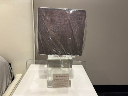 Crystal Block Table Lamp