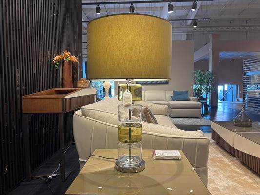 Multi-tiered Glass Vessels Table Lamp