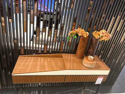 2 Toned Wooden Console Table