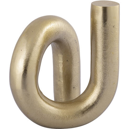 Curvy Gold Decorative Sculpture